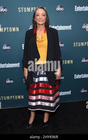 Tantoo Cardinal partecipa alla prima di Stumptown a Los Angeles, California Foto Stock