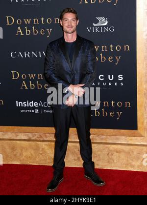 Max Brown partecipa al Downton Abbey Premiere tenuto ad Alice Tully Hall a New York Foto Stock