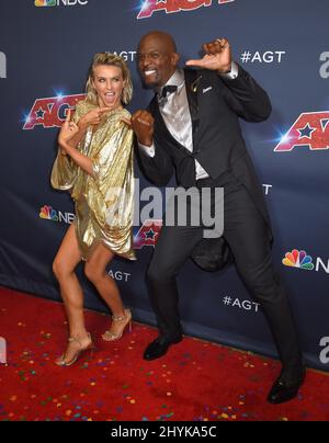 Julianne Hough e gli equipaggi Terry all'America's Got Talent Season 14 Live Show finale tenuto al Dolby Theatre il 18 settembre 2019 a Hollywood, Los Angeles. Foto Stock