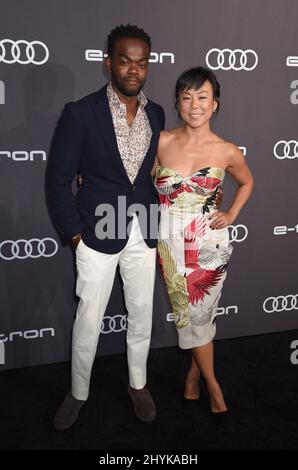 William Jackson Harper e Ali Ahn alla celebrazione Audi per gli Emmys 71st che si sono tenuti al Sunset Tower Hotel il 19 settembre 2019 a West Hollywood, CA. Foto Stock