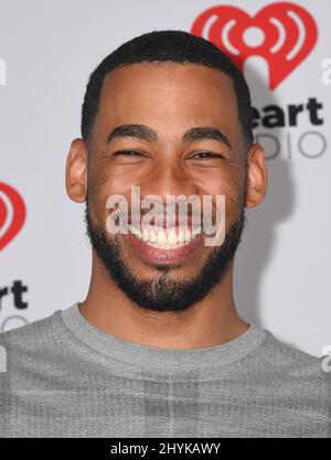 Mike Johnson all'iHeartradio Music Festival 2019 che si tiene presso la T-Mobile Arena Foto Stock