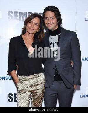 Polly Draper e Nat Wolff arrivano al 'Semper Fi' di Los Angeles Screening all'ARCLIGHT Cinema il 24 settembre 2019 a Hollywood, CA. Foto Stock