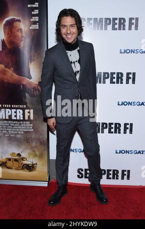 NAT Wolff arrivo al 'Semper Fi' di Los Angeles Screening all'ARCLIGHT Cinema il 24 settembre 2019 a Hollywood, CA. Foto Stock