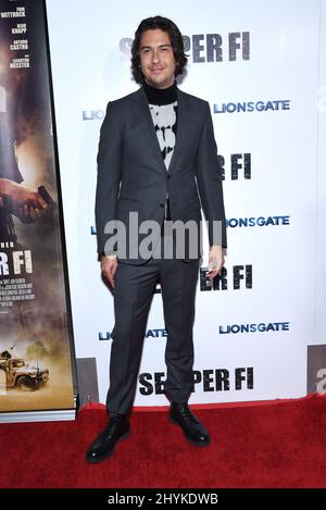 NAT Wolff arrivo al 'Semper Fi' di Los Angeles Screening all'ARCLIGHT Cinema il 24 settembre 2019 a Hollywood, CA. Foto Stock