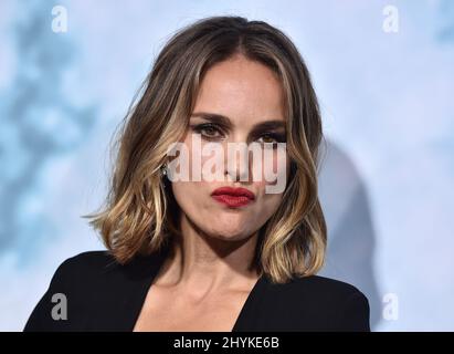 Natalie Portman arriva al 'Lucy in the Sky' Los Angeles Premeire al Teatro Zanuck il 25 settembre 2019 a Los Angeles, CA. Foto Stock