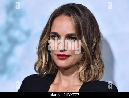 Natalie Portman arriva al 'Lucy in the Sky' Los Angeles Premeire al Teatro Zanuck il 25 settembre 2019 a Los Angeles, CA. Foto Stock