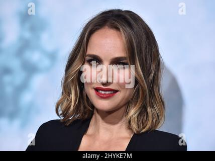 Natalie Portman arriva al 'Lucy in the Sky' Los Angeles Premeire al Teatro Zanuck il 25 settembre 2019 a Los Angeles, CA. Foto Stock