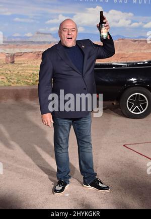 Dean Norris alla prima di "El Camino: A Breaking Bad Movie" di Netflix, tenutasi al Regency Village il 7 ottobre 2019 a Westwood, USA. Foto Stock