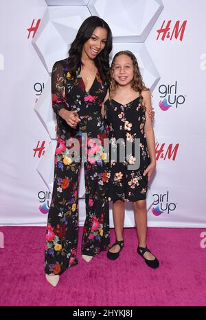 Corinne Foxx al Girl Up #GirlHero Awards tenutosi presso il Beverly Wilshire Hotel il 13 ottobre 2019 a Beverly Hills, Los Angeles. Foto Stock