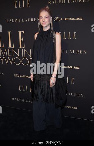 Hunter Schafer partecipa alla celebrazione delle donne ELLE a Hollywood che si tiene al Four Seasons Beverly Hills Foto Stock