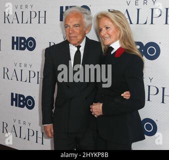 Ralph Lauren e Ricky Anne Loew-Beer frequentano la stessa Ralph World Premiere a New York Foto Stock