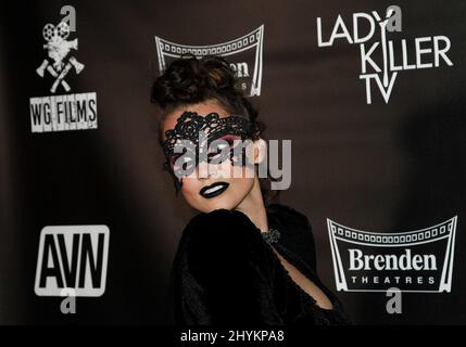 Tori Black alla prima TV di 'Lady Killer' tenuto al Brenden Theatre all'interno del Palms Casino a Las Vegas Foto Stock