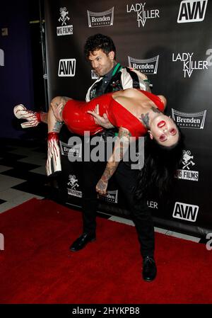 Joanna Angel, piccole mani alla prima TV di 'Lady Killer' tenuto al Brenden Theatre all'interno del Palms Casino di Las Vegas Foto Stock