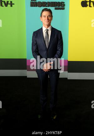 Billy Crudup partecipa all'evento Global Premiere di Apple "The Morning Show" che si tiene presso il Lincoln Center presso David Geffen Hall Foto Stock