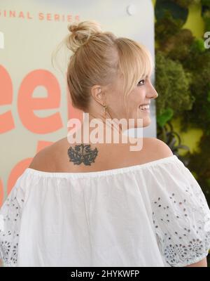 Malin Akerman alla stagione 'Green Eggs and Ham' 1 di Netflix, premiere e Family Fun Experience, che si tiene presso l'Hollywood Post 43 il 3 novembre 2019 a Hollywood, California. Foto Stock