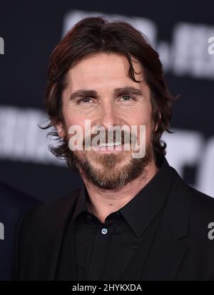 Christian Bale arriva al Ford contro Ferrari' Los Angeles Screening al TCL Chinese Theatre il 04 novembre 2019 a Hollywood, CA. Foto Stock