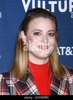 Gillian Jacobs al Vulture Festival di Los Angeles 2019 tenuto presso l'Hollywood Roosevelt Hotel il 10 novembre 2019 a Hollywood, CA. Foto Stock