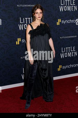 Emma Watson partecipa alla prima di Little Women a New York Foto Stock