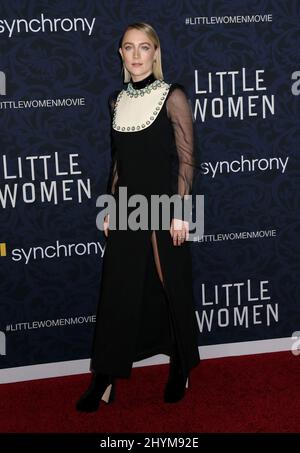 Saoirse Ronan partecipa alla prima di Little Women a New York Foto Stock