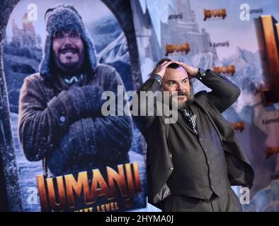 Jack Black alla prima mondiale di 'Jumanji: Il prossimo livello'' tenuto al TCL Chinese Theatre il 9 dicembre 2019 a Hollywood, CA. Foto Stock