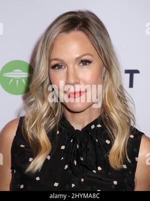 Jennie Garth Jennie Garth collabora con Shipt + sur la Table for Holiday Cooking Class tenuto a sur la Table il 10 dicembre 2019 a New York City, NY Foto Stock