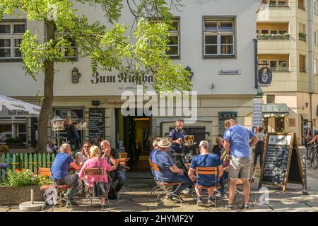 Restaurant zum Nussbaum, Propststrasse, quartiere Nikolaiviertel, Mitte, Berlino, Germania Foto Stock