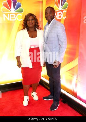 Retta & Reno Wilson ha partecipato al New York Press Junket della NBC che si è tenuto presso il Four Seasons Hotel il 23 gennaio 2020 a New York City, NY Foto Stock