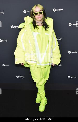 Billie Eilish arriva al Spotify Best New Artist 2020 Party al Lot il 23 gennaio 2020 a West Hollywood, Los Angeles. Foto Stock