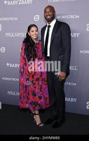 Kobe Bryant muore in un incidente d'elicottero a Calabasas all'età di 41 gennaio 26 2020 Kobe Bryant e Vanessa Laine Bryant al Gala 2019 Baby2Baby presentato da Paul Mitchell tenuto alle ore 3Labs del 9 novembre 2019 a Culver City, CA. Foto Stock