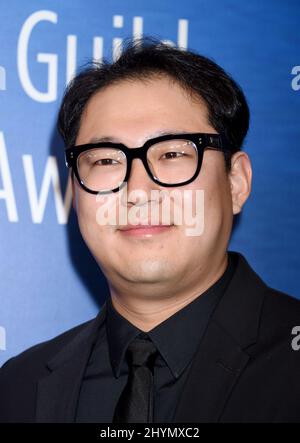 Han Jin ha vinto il premio Writers Guild Award 2020 a Los Angeles, California Foto Stock