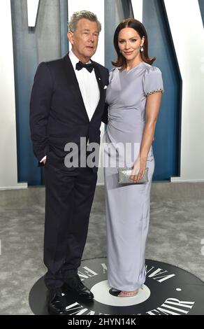 David Foster e Katharine McPhee al Vanity Fair Oscar Party 2020 tenuto presso il Wallenis Annenberg Center for the Performing Arts il 9 febbraio 2020 a Beverly Hills, CA. Foto Stock