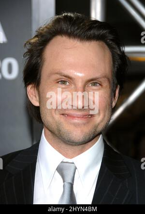 Christian Slater partecipa alla "Rocky Balboa" World Premiere al Grauman's Chinese Theatre. Foto: UK Stampa Foto Stock