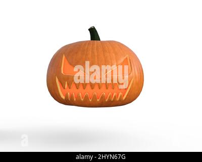 3D Render : zucca di Halloween Foto Stock