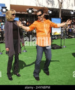 Melanie Griffith & Antonia Banderas partecipano a 'Shrek the Third' LA Premiere tenuto al Mann Village Theatre. Foto: UK Stampa Foto Stock