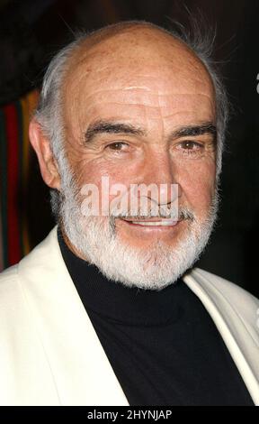 SEAN CONNERY PARTECIPA ALLA PREMIERE 'LA LEGA DEI SIGNORI STRAORDINARI' A LAS VEGAS. IMMAGINE: STAMPA UK Foto Stock