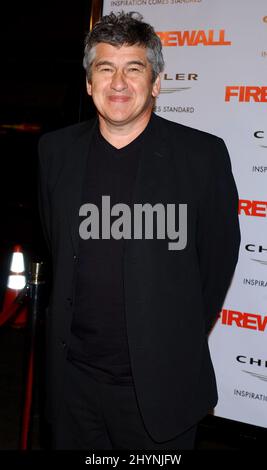 Richard Loncraine partecipa alla 'Firewall' World Premiere al Grauman's Chinese Theatre di Hollywood. Foto: UK Stampa Foto Stock