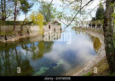 La città di Costanza sul lago di Costanza o Bodensee in Germania Foto Stock