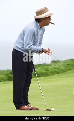 Andy Garcia partecipa all'annuale evento di golf Michael Douglas & Friends Celebrity 8th al Trump National Golf Club, California. Foto: UK Stampa Foto Stock