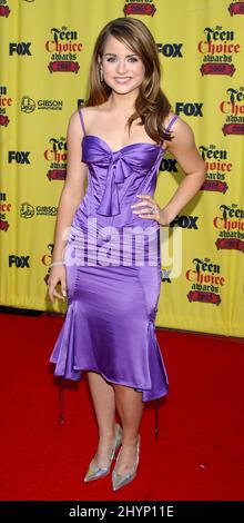 JoJo partecipa ai Teen Choice Awards 2005 all'anfiteatro Gibson di Universal City. Foto: UK Stampa Foto Stock