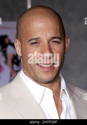 VIN Diesel partecipa alla Premiere "The Pacifier" di Hollywood. Foto: UK Stampa Foto Stock