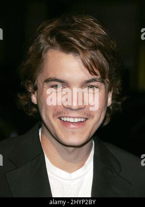 Emile Hirsch partecipa alla "The Nativity Story" Los Angeles Premiere. Foto: UK Stampa Foto Stock