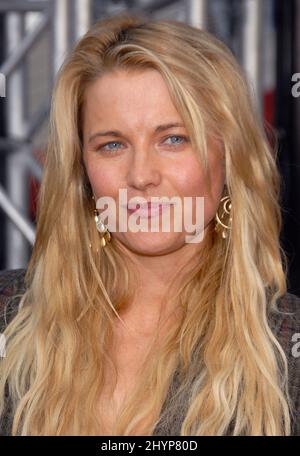 Lucy Lawless partecipa alla Premiere 'The Grudge 2' in California. Foto: UK Stampa Foto Stock