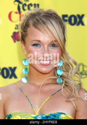 Hayden Panettiere partecipa ai Teen Choice Awards 2005 all'anfiteatro Gibson di Universal City. Foto: UK Stampa Foto Stock