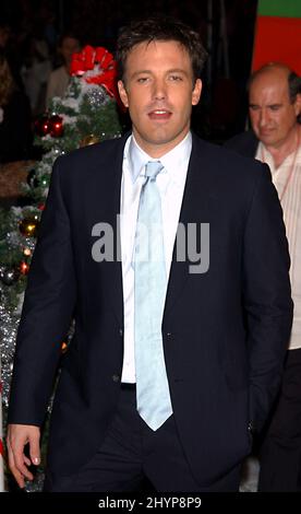 Ben Affleck frequenta la Premiere 'Sving Christmas' a Los Angeles. Foto: UK Stampa Foto Stock