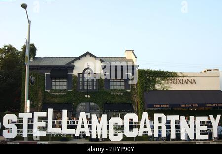 'STELLA MCCARTNEY STORE OPENING' SU BEVERLY BLVD, WEST HOLLYWOOD. IMMAGINE: STAMPA UK Foto Stock