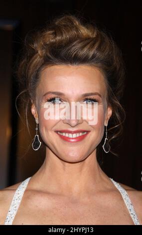 Brenda strong partecipa al Gala annuale dei Costume Designers Guild Awards 8th al Beverly Hilton Hotel. Foto: UK Stampa Foto Stock