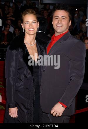 Matt LeBlanc e Melissa McKnight partecipano ai premi annuali People's Choice 31st all'Auditorium Civico di Pasadena. Foto: UK Stampa Foto Stock