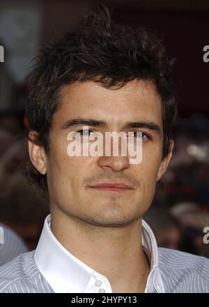 Orlando Bloom partecipa alla prima mondiale "Pirati dei Caraibi: Alla fine del mondo" a Disneyland. Foto: UK Stampa Foto Stock