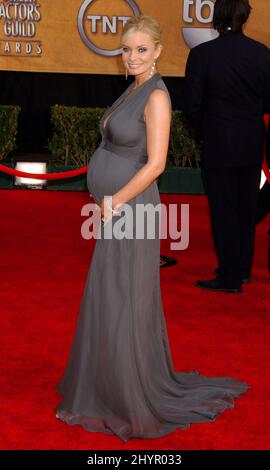 Jaime Pressly partecipa al 13th annuale Screen Actors Guild Awards presso il Shrine Auditorium. Foto: UK Stampa Foto Stock