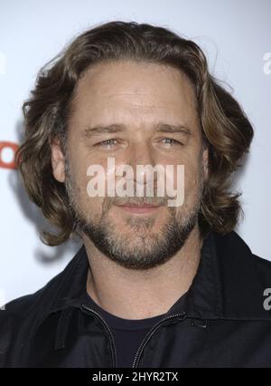 Russell Crowe partecipa alle 3:10 di Yuma LA Premiere che si tengono al Mann National Theatre. Foto: UK Stampa Foto Stock